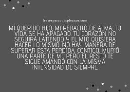 Frases Para Un Hijo Fallecido Frasescumple