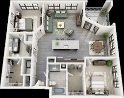 Appartement Original Et Chic En 2020 Plan Maison Plan Maison 2 Chambres Plan Appartement