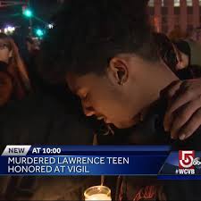 Hundreds attend vigil honoring murdered Lawrence teen