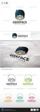 Geek Face Logo 03 Human Logo Design Human Logo Logos