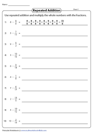 Multiply fractions by whole numbers. Multiplying Fractions By Whole Numbers Worksheets
