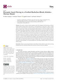 PDF) Dynamic Asset Pricing in a Unified Bachelier–Black–Scholes–Merton Model