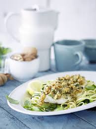 Zander Mit Walnusskruste Auf Linguine Rezept Zander Rezept Zanderfilet Rezept Frischer Fisch Rezepte
