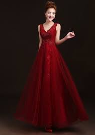 Burgundy Marsala Red Long Beaded Bridesmaid Dress Bridal Gown Vestidos Para Ninas Confeccion De Vestido Ropa