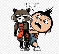 The guardians of the galaxy groot and rocket animated statue features our favorite dynamic duo come to life in a most animated way. Fluffy Lil Guardian By Looneycartoony Found On Teefury Guardians Of The Galaxy Rocket Anime Free Transparent Png Clipart Images Download