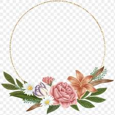 Floral Frame Template Design Transparent Png Premium Image By Rawpixel Com Noon Floral Vector Png Flower Frame Png Frame Template