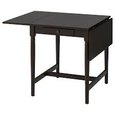 Ingatorp Stol Z Opuszczanym Blatem Czarnobraz Sprawdz Szczegoly Produktu Ikea Drop Leaf Table Leaf Table Norden Gateleg Table