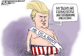 Image result for bigoted donald trump cartoons