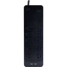 Ge Ultrapro 10 Outlet 2 Usb Surge Protector Black 37746 Best Buy