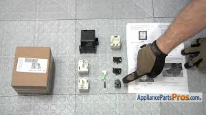 Remove the compressor relay, check to see if the start relay is to specification. How To Whirlpool Kitchenaid Maytag Compressor Starting Device Kit 8201786 Youtube