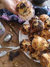 Muffins Americains Aux Pepites De Chocolat Et Aux Noix Cook And Goute Muffins Americain Alimentation Muffins