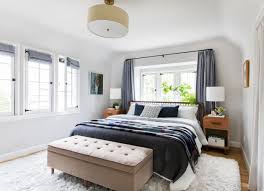 Like a fine woolen jacket paired with a patterned tie, this gray, brown, and orange bedroom exudes masculine sensibilities. 7 Big Design Lessons Ahem My Mistakes That Can Apply To Every Renovation Emily Henderson Bedroom Color Schemes Apartment Bedroom Design Bedroom Colors