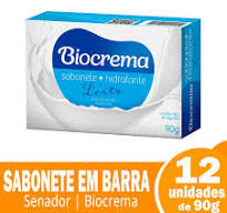 Sabonete Biocrema Hidratante 90g Embalagem com 12 Unidades