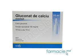 Calciu organic 120cpsconform studiilor ştiinţifice, calciul organic este cel mai uşor asimilat de către organism şi mai mult decât atât, el este şi singurul care poate ameliora rapid bolile produse de deficitul său. Gluconat De Calciu Sol Inj 10 10ml N5x2 Farmak