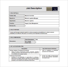 Job Description Form Template Business Form Letter Template