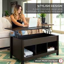 Popular work tables & work benches products. Best Choice Products Modern Home Coffee Table Furniture W Hidden Storage And Lift Tabletop Espresso Walmart Com Walmart Com