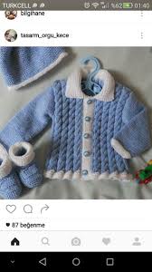 Eliane Santos Pereira Adli Kullanicinin Bebek Orgu Modelleri Panosundaki Pin Bebek Yelek Bebek Bebek Hirkasi