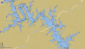 free smith mountain lake online map with depths and channel