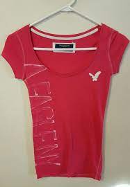 American Eagle Women S Graphic Tee Size Xs Juniors Cotton Blend 235 Graphic Tees Women American Eagle Women Clothes For Women