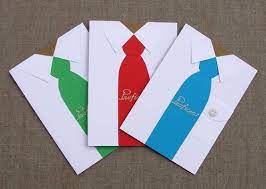 Cut the slits along the dashed lines to make the collar. Shirt And Tie Cards Tutorial Paper Crafts Scrapbooking Atcs Artist Trading Cards Artist Trading Cards Trading Card Ideas Cards