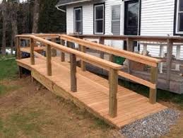 Ramp 2 With A Switch Back Or Turn Wheelchair Ramp Wooden Ramp Wheelchair Ramp Design