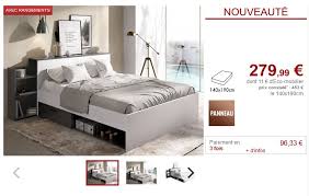 Découvrez vite notre sélection de lit avec rangements pas cher de qualité. Lit Avec Rangements Et Chevets Florian Blanc Et Gris Pas Cher Lit 2 Places Vente Unique Ventes Pas Cher Com