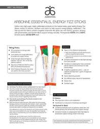 arbonne energy fizz sticks vs other energy drinks