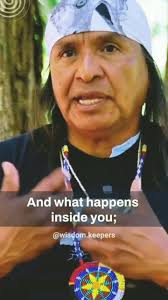 Native America We do not inherit the Earth from our ancestors, we borrow it  from our children.