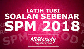 Soalan sebenar bahasa melayu (bm) spm. Nimstudy Latih Tubi Online Bahasa Inggeris Spm 2018 Cikgu Suffi Cs