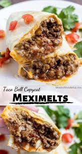 Beef Meximelt Recipe Taco Bell Copycat Wonkywonderful In 2020 Mexican Food Recipes Recipes Restaurant Recipes