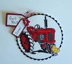 Tractor | Shaped cards, Get well cards, Cards