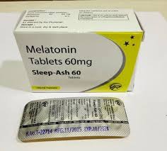 Sleep-Ash 60mg Tablet at ₹ 340/strip | Melatonin Tablet and Capsule in Nagpur | ID: 2859024859212