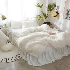 Buy bedspreads king quilts at macys.com! Kids Girls White Fleece Princess Bedding Set Twin Queen King Size Bed Set Bed Cover Bedspread Skirt Duvet Cover Linge De Lit Bedding Sets Aliexpress
