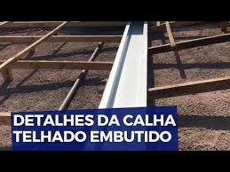 Calha De Pvc Para Telhado Preço Calha Em Telhado Embutido Marcelo Akira 312 De 500 Youtube Telhado Embutido Casas Com Telhado Embutido Calha
