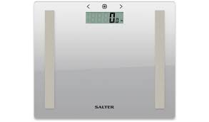 It has a 12 user memory with child and athlete modes. Buy Salter Compact Glass Body Analyser Scale Silver Bathroom Scales Argos