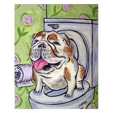 Bulldog Dog Art Print Poster Gift Bulldog Print Dog Art 13x19 In 2021 Dog Art Bulldog Art Dog Print Art