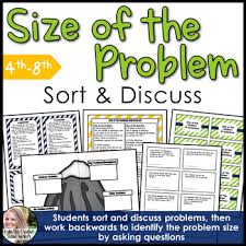 A brief discussion of the theory your quantitative research study is investigating, or a brief discussion of the theoretical perspective of your qualitative research. Size Of The Problem Activity Sorting And Discussion Tpt
