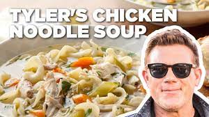 Tyler Florence Makes Chicken Noodle Soup Food 911 Food Network Youtube