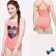 Justice Girls 18 Plus Flip Sequin One Piece Swimsuit Bathing Suit New Ebay Girls Sports Clothes Cute Plus Size Swimsuits Cute Girl Outfits