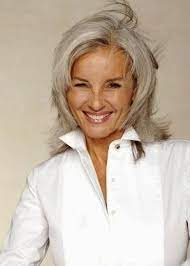 Stunning Shag For Women With Grey Hair Grey Hair Wig Hair Styles Human Wigs