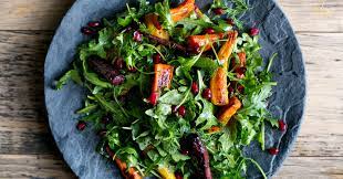 Carrots Striking And Sweet Have Arrived Carrot Salad Roasted Carrot Salad Pomegranate Recipes