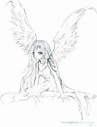 Cute Anime Girls Coloring Pages Awesome Anime Coloring Pages In 2020 Angel Coloring Pages Cartoon Coloring Pages Fairy Coloring Pages