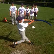 Campers learn a little baseball, Bronco style
