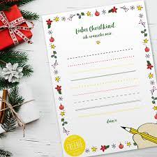 Vorlage brief vom christkind word / dem weihnachtsmann einen brief schreiben | mamaclever.de. Freebie Brief An Das Christkind Zum Ausfullen Die Buntique