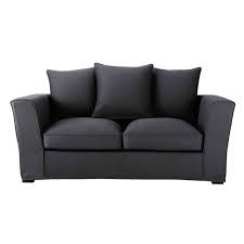 2 3 Seater Cotton Sofa Bed In Charcoal Grey Balthazar Fabric Sofa Sofa Cotton Sofa