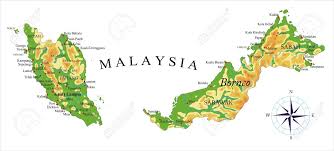 Ipoh, perak, malaysia is located at malaysia country in the cities place category with the gps coordinates of 4° 35' 50.9244'' n and 101° 5' 24.3708'' e. Malaysia Physical Map Royalty Free Cliparts Vectors And Stock Illustration Image 102207605