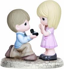 Tons of awesome valentine's day pc wallpapers to download for free. Amazon Com Precious Moments Will You Marry Me Bisque Porcelain Figurine 133022 Home Kitchen