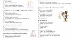 Before you send your photographer off to take snaps of your big day, have them review this wedding day photography checklist. Printable Wedding Photography Checklist Weddings At Repinned Net