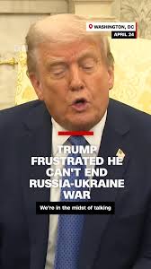 President Donald Trump is frustrated his efforts to broker a peace deal  between Russia and Ukraine have so far fallen short, and has privately told  advisers that mediating a deal has been more ...