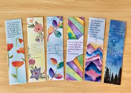 Painted Bible Verse Bookmarks Set Of 6 Christian Gift Etsy In 2020 Bible Bookmark Bookmarks Handmade Creative Bookmarks